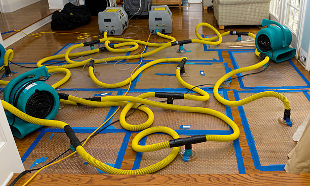 Professional Burst Pipe Water Damage technician working in Blacklick, OH